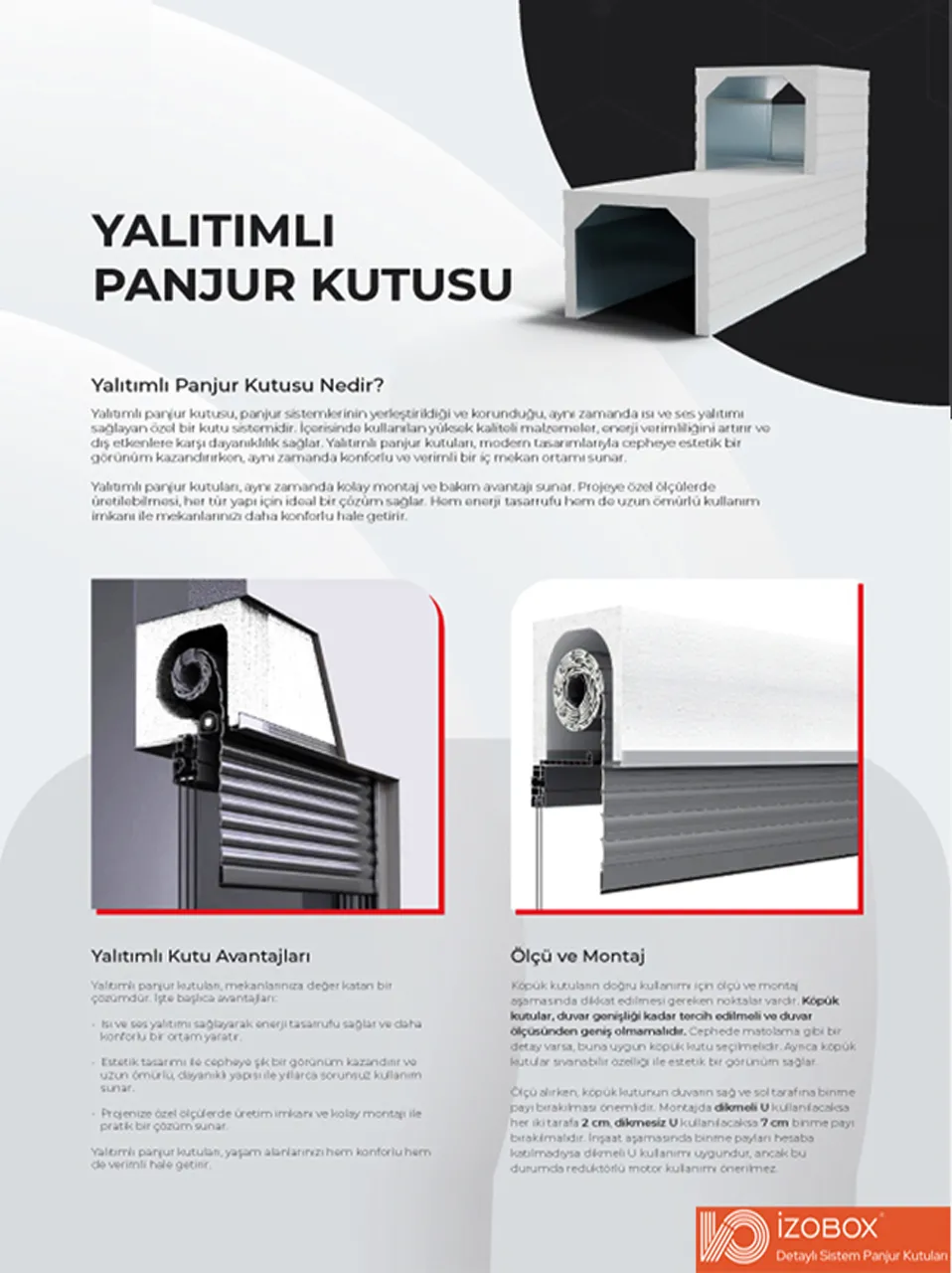 Yalıtım Panjur Kutusu Nedir ?  